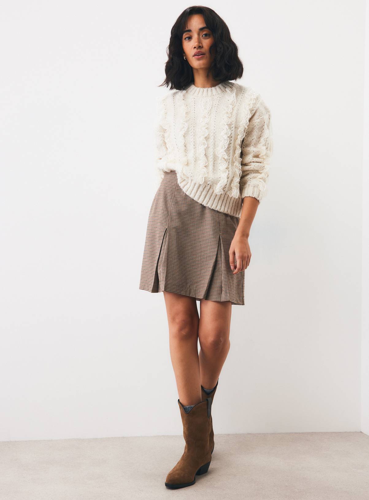 Check Mini Skirt 14 - Image 2