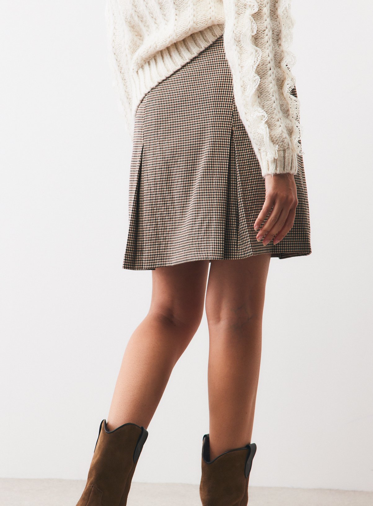 Check Mini Skirt 14 - Image 4 thumbnail