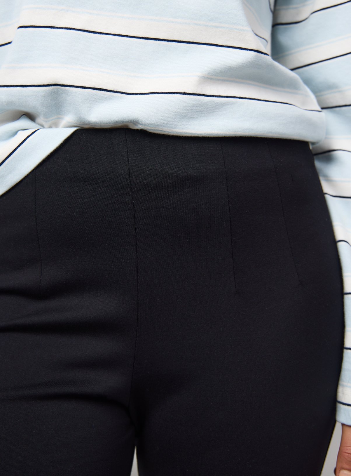 Black Ponte Flared Trousers 18L - Image 3 thumbnail