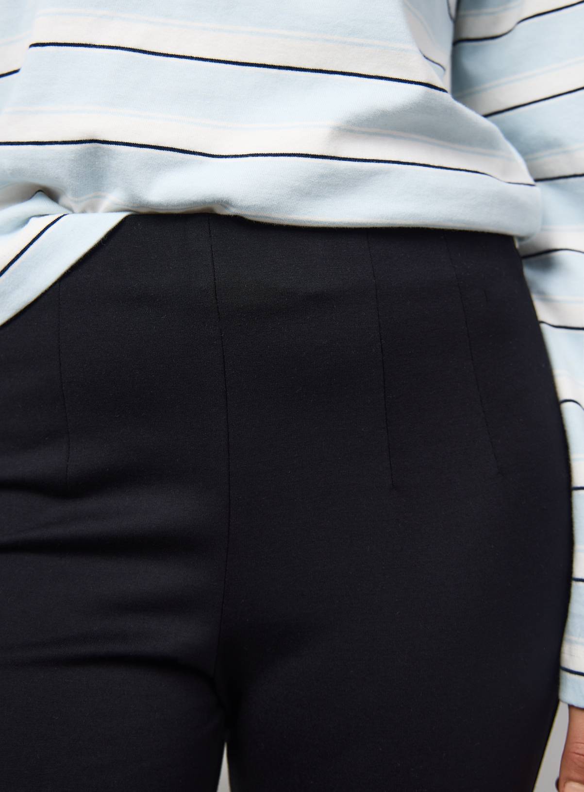 Black Ponte Flared Trousers 18L - Image 3