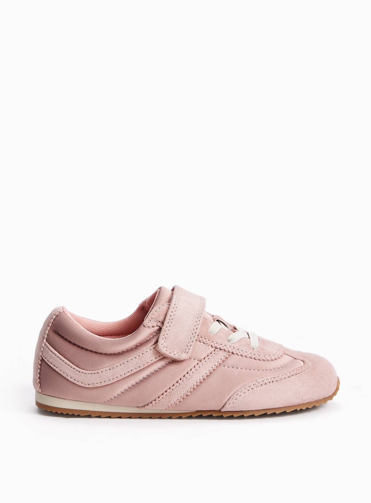 Pink Slim Sole Trainers 12 Infant - Image 2
