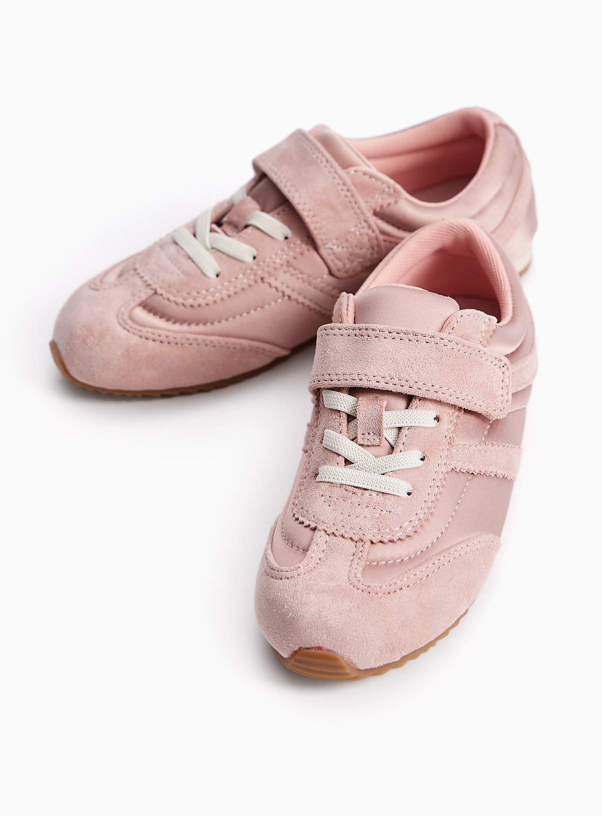 Pink Slim Sole Trainers 12 Infant - Image 3 thumbnail