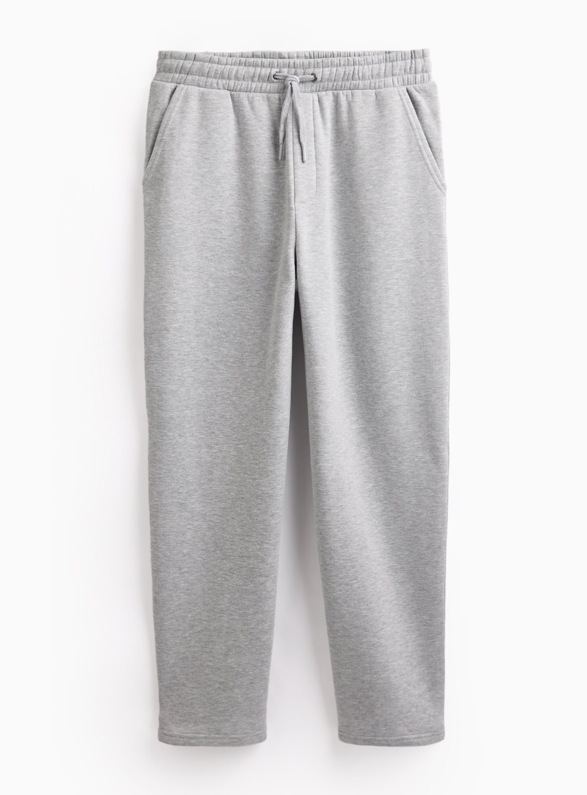 Grey Marl Drawstring Jogging Bottoms S - Image 3 thumbnail