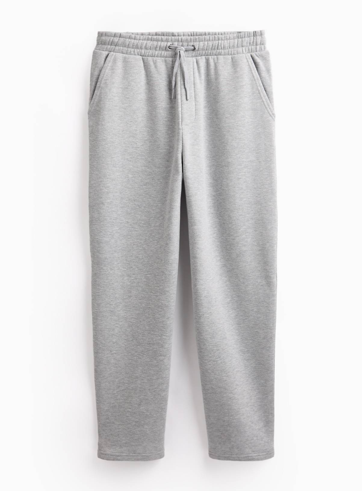 Grey Marl Drawstring Jogging Bottoms XXXXL - Image 1