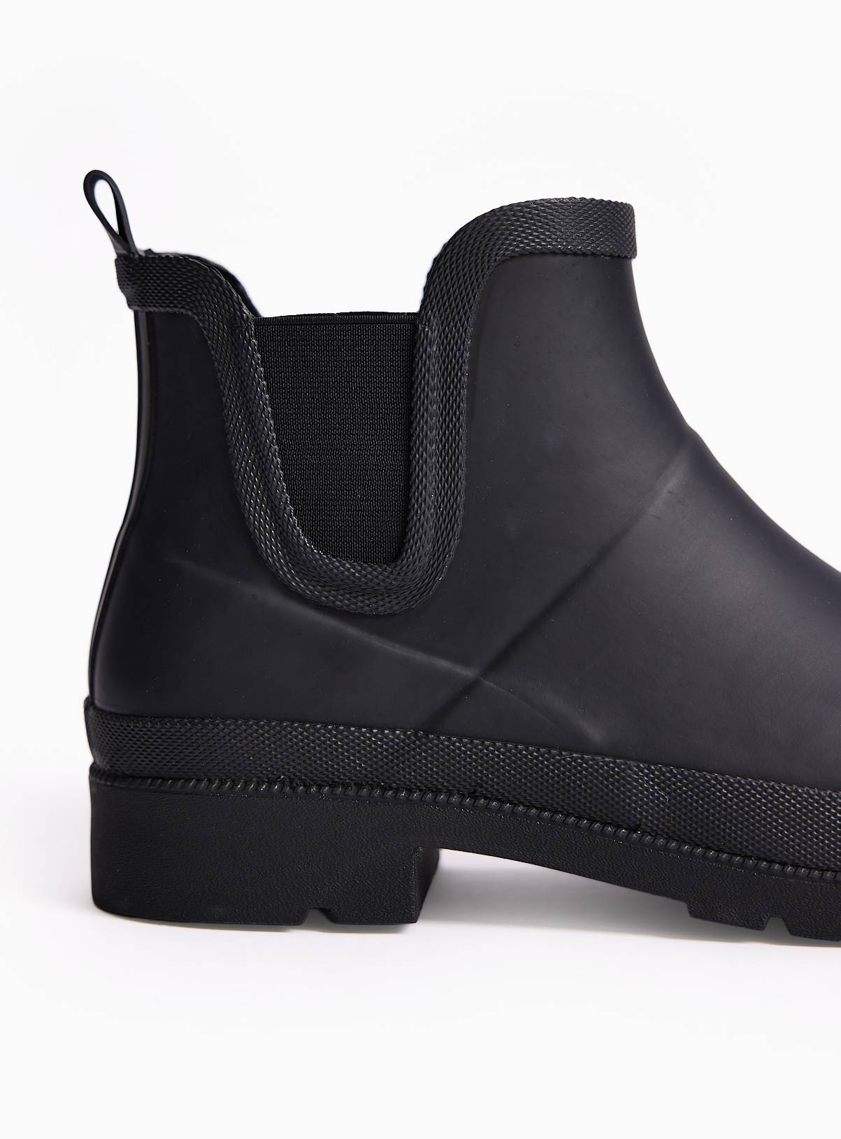 Black Rubber Ankle Wellies  3 - Image 3