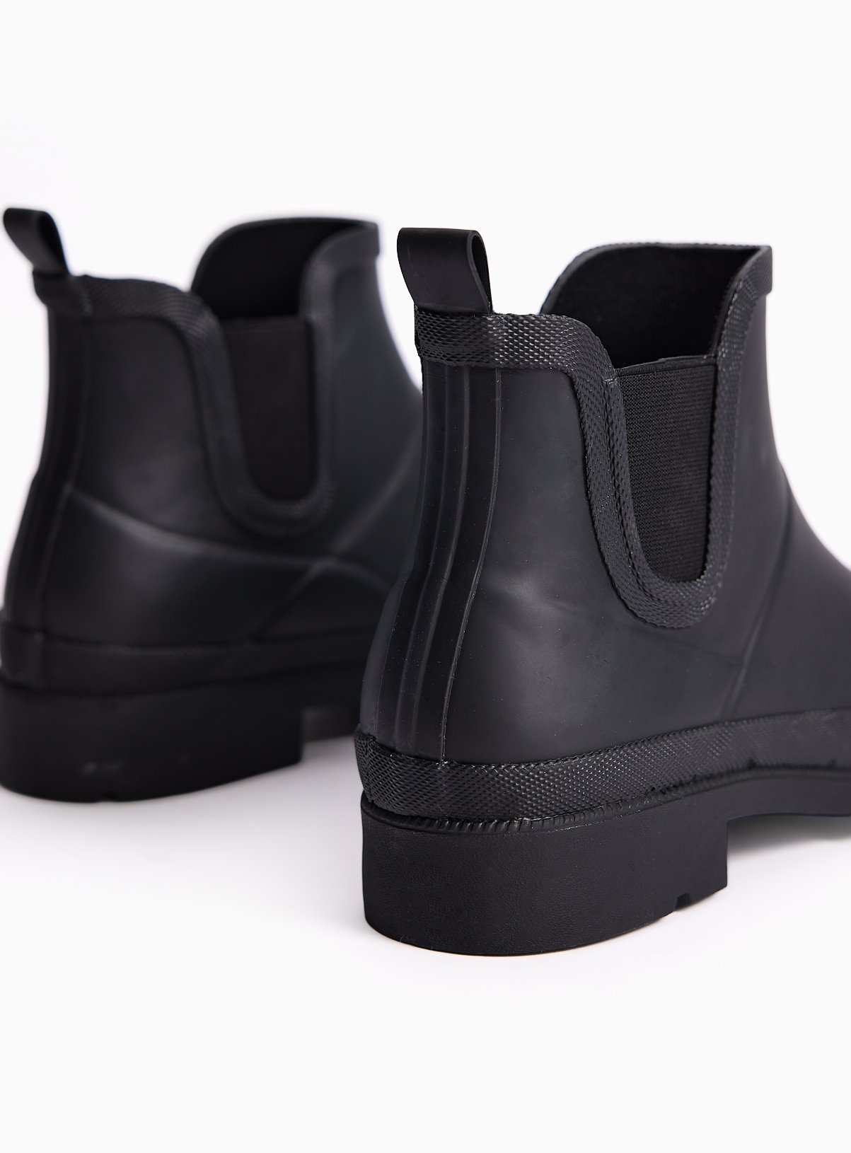 Black Rubber Ankle Wellies  3 - Image 4 thumbnail