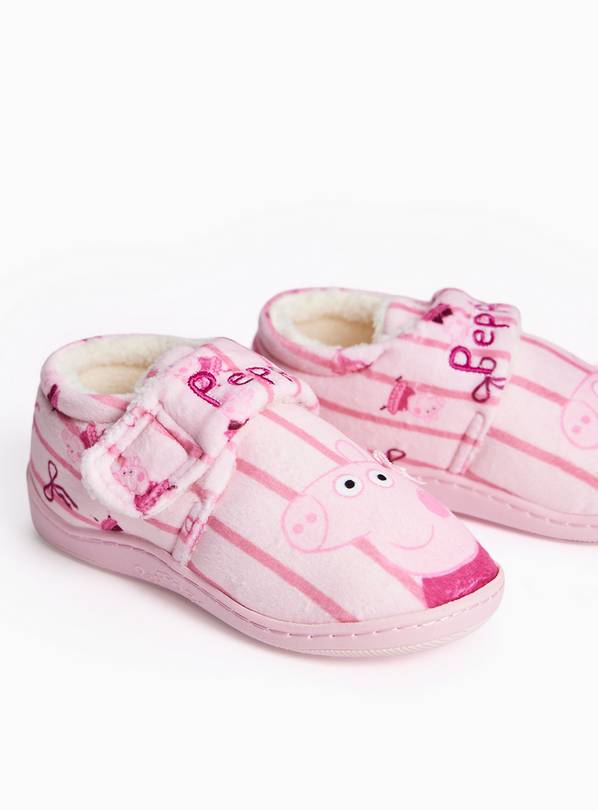 Pink Peppa Pig Cupsole Slippers 10-11 Infant