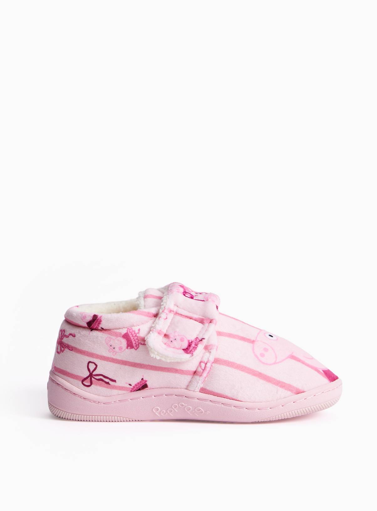 Pink Peppa Pig Cupsole Slippers 8-9 Infant - Image 2