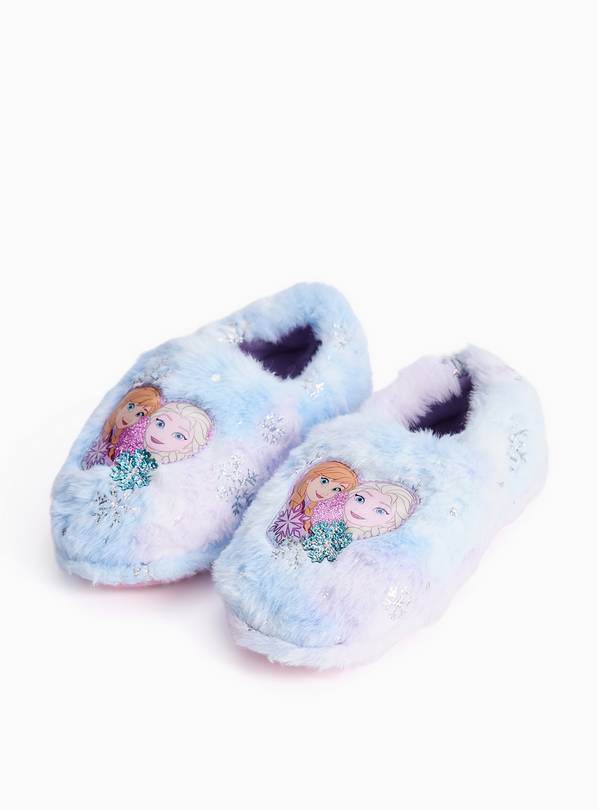 Disney Frozen Fur Slippers 8-9 Infant