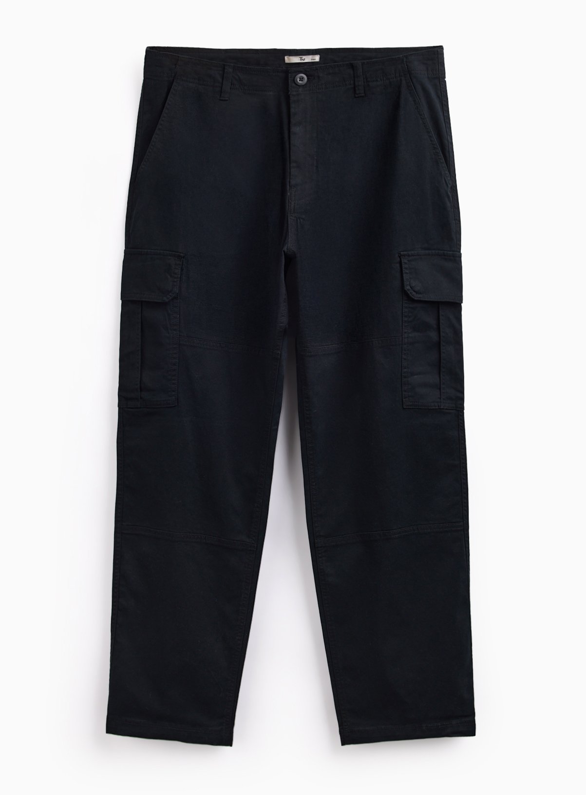 Black Cargo Trousers 32R - Image 3 thumbnail