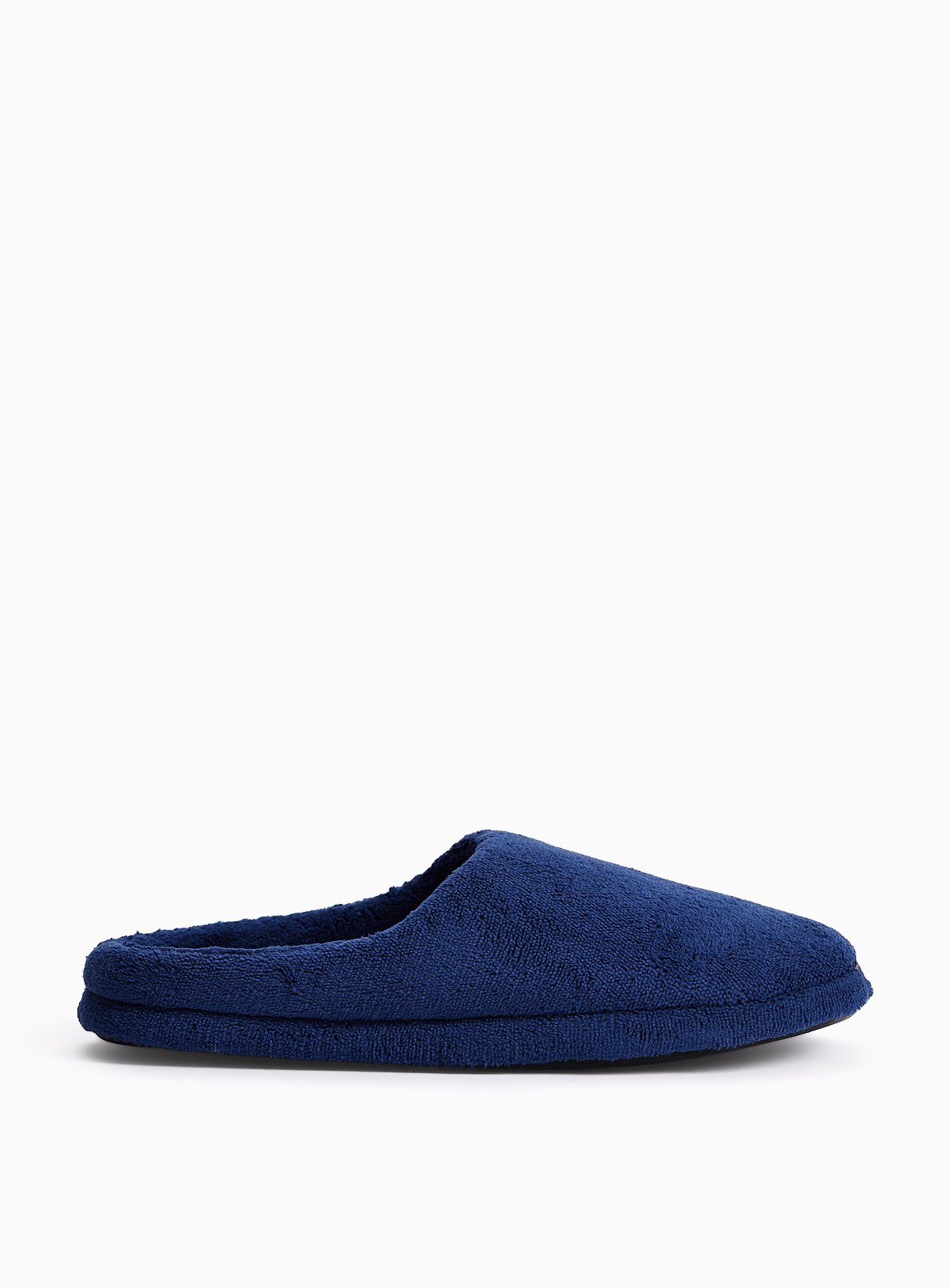 Navy Borg Mule Slippers S - Image 2 thumbnail