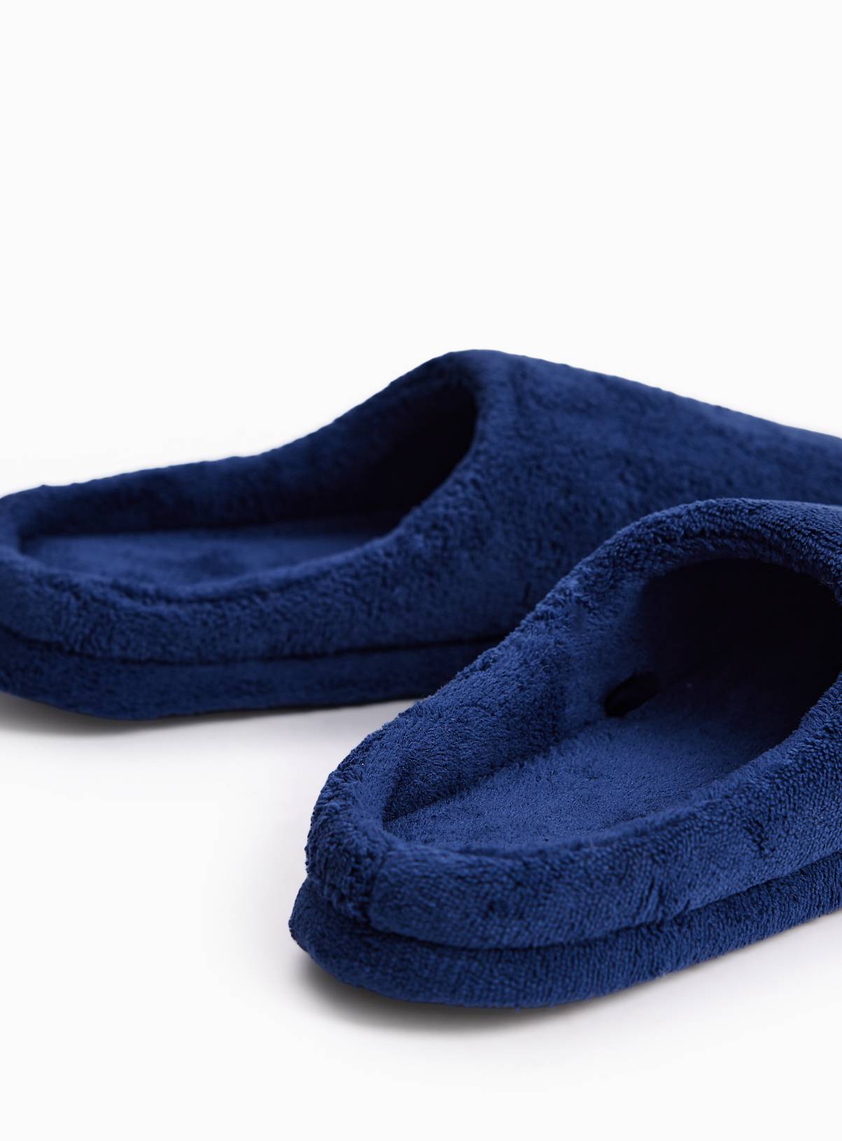 Navy Borg Mule Slippers S - Image 4
