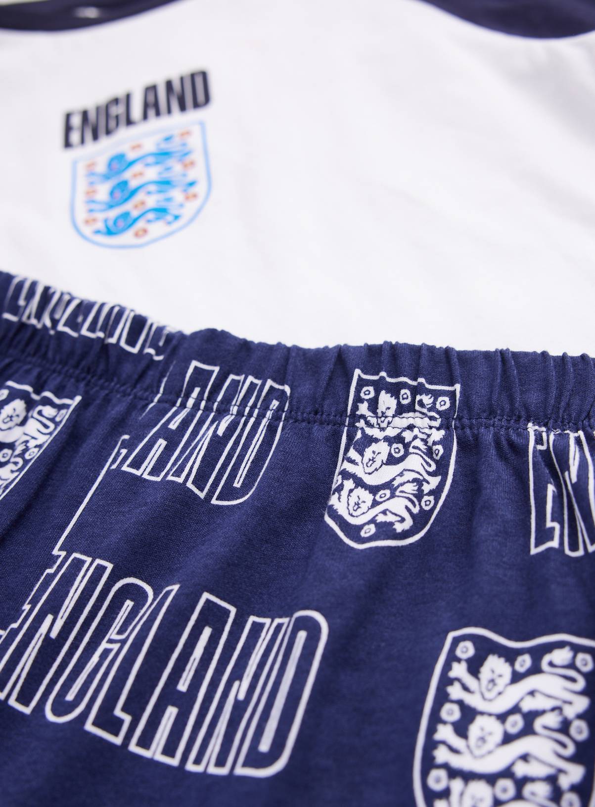 White England Jersey Pyjama Set 6-7 years - Image 3