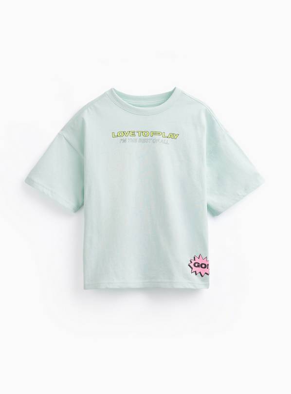 Blue Love To Play Graphic T-Shirt  12 years