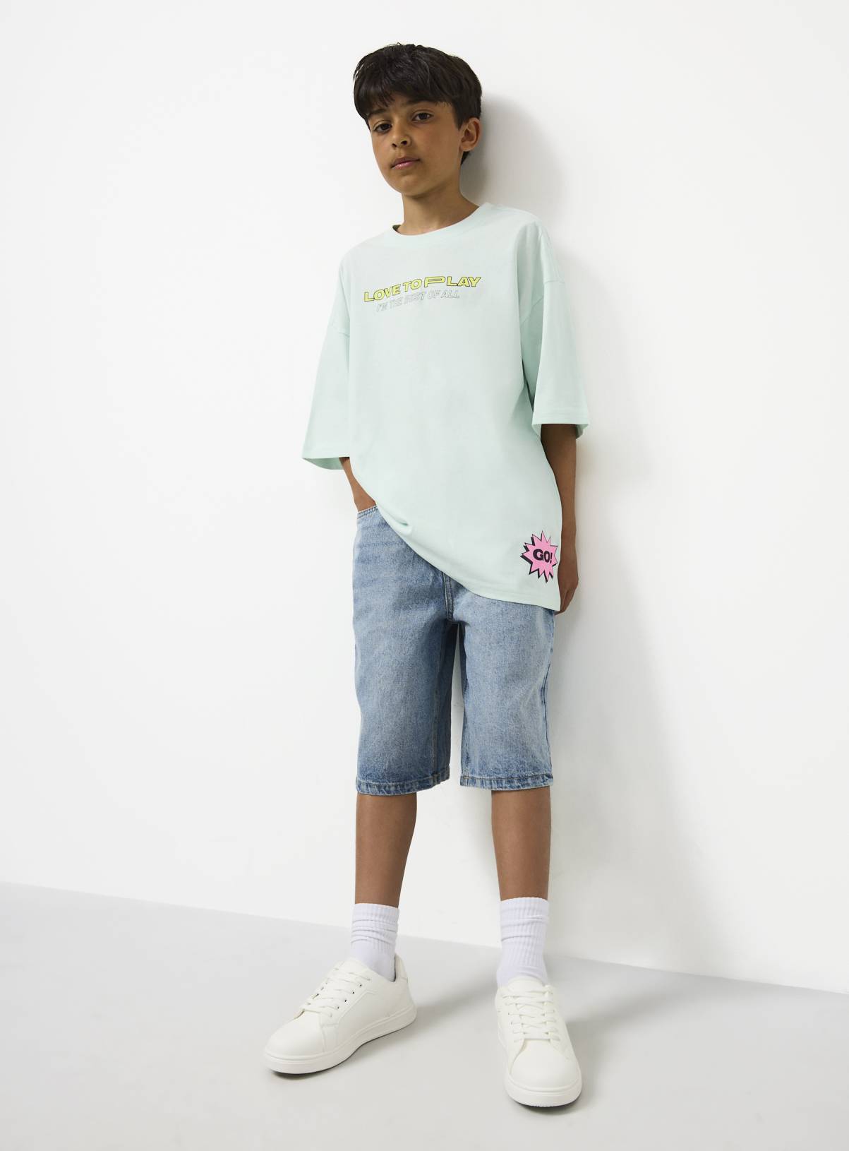 Blue Love To Play Graphic T-Shirt  5 years - Image 2