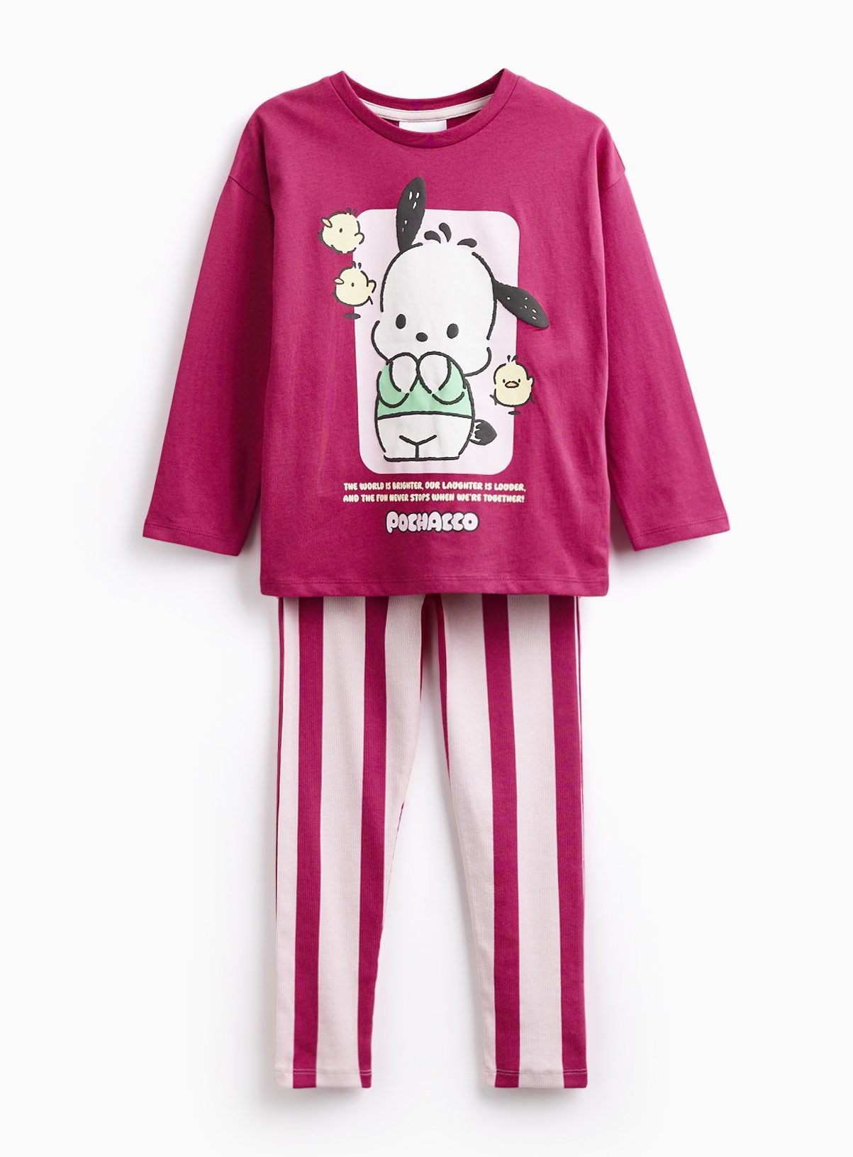 Pink Hello Kitty Pocchacco Pyjama Set 4-5 years - Image 1 thumbnail