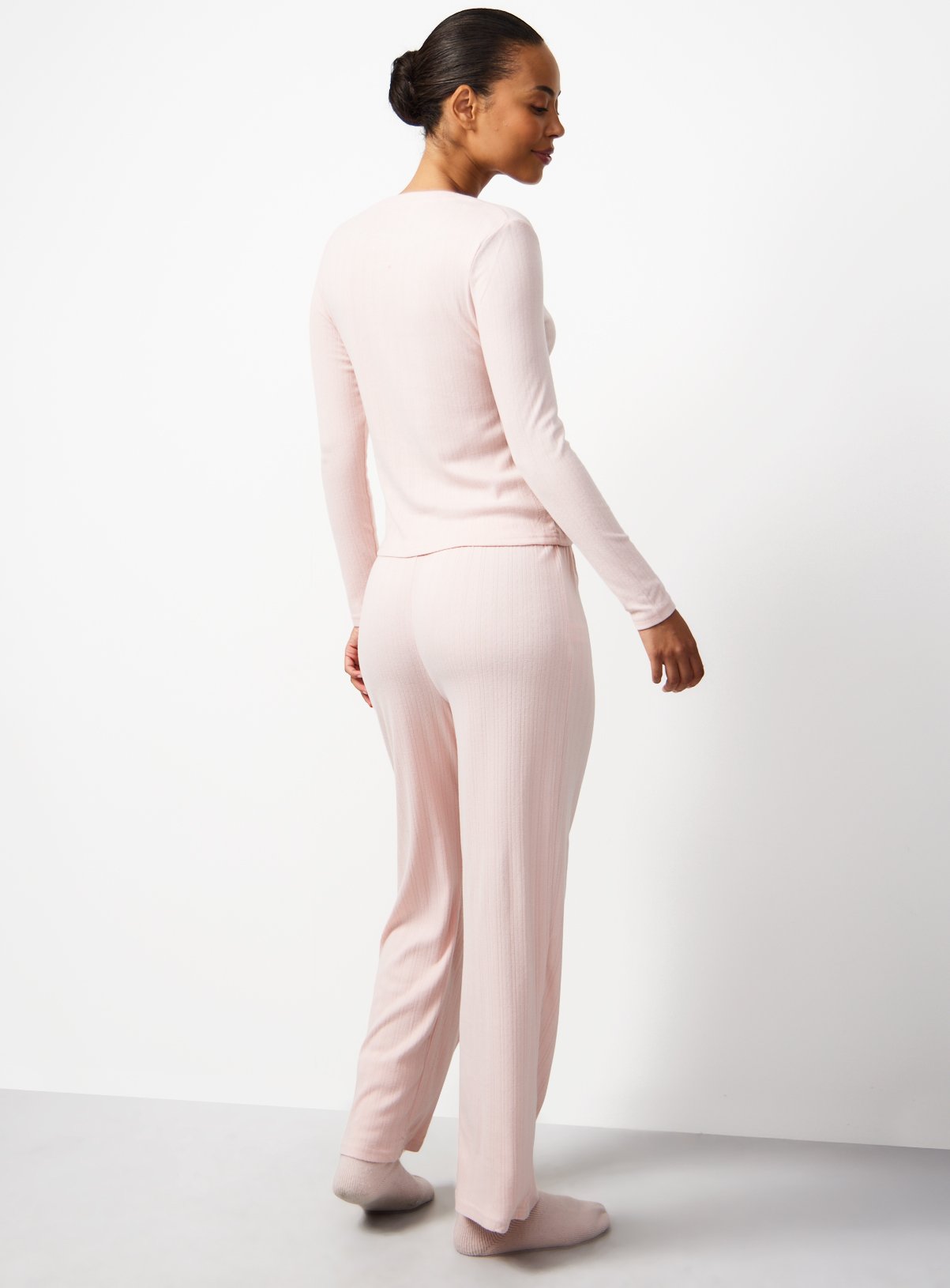 Pink Pointelle Pyjamas XL - Image 4 thumbnail
