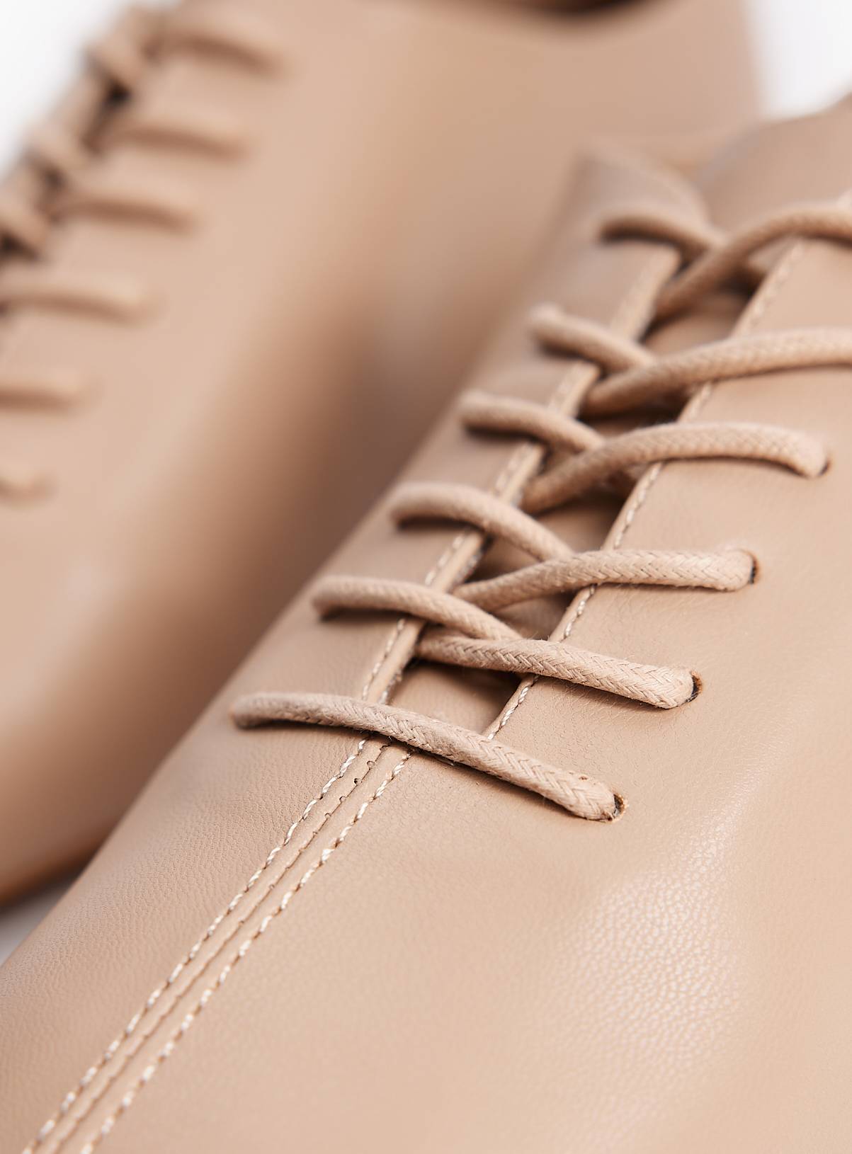Neutral Faux Leather Jazz Shoes 3 - Image 3