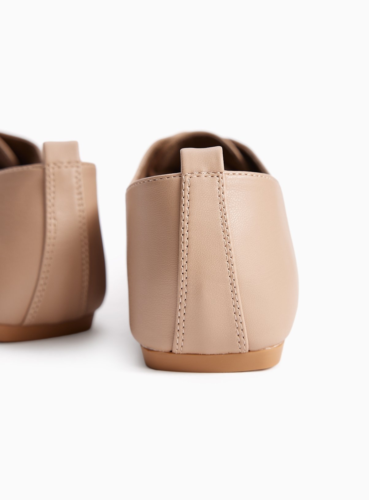 Neutral Faux Leather Jazz Shoes 3 - Image 4 thumbnail
