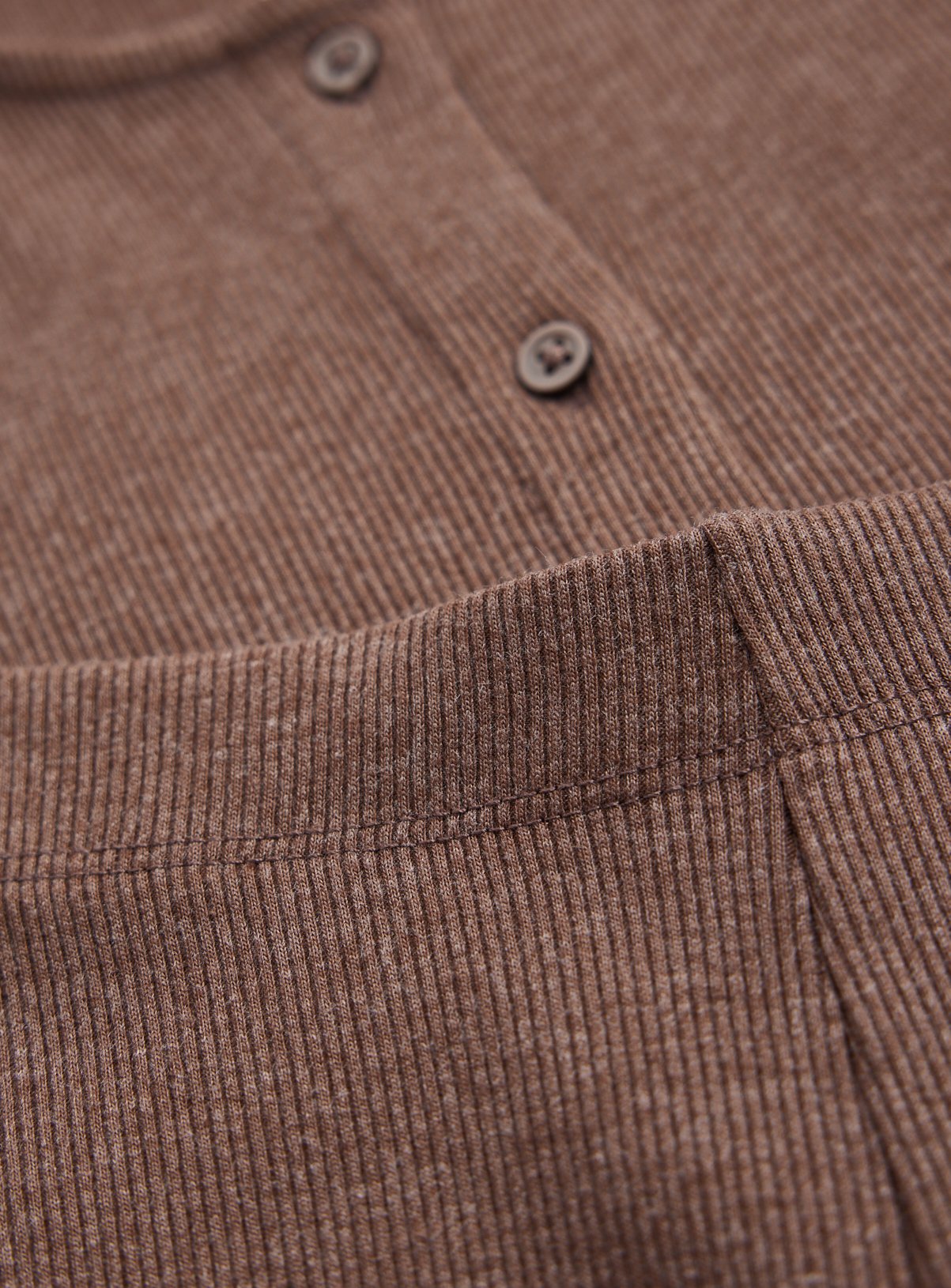 Ribbed Button-Up Top & Bottoms Set 2 Pack 12 years - Image 4 thumbnail