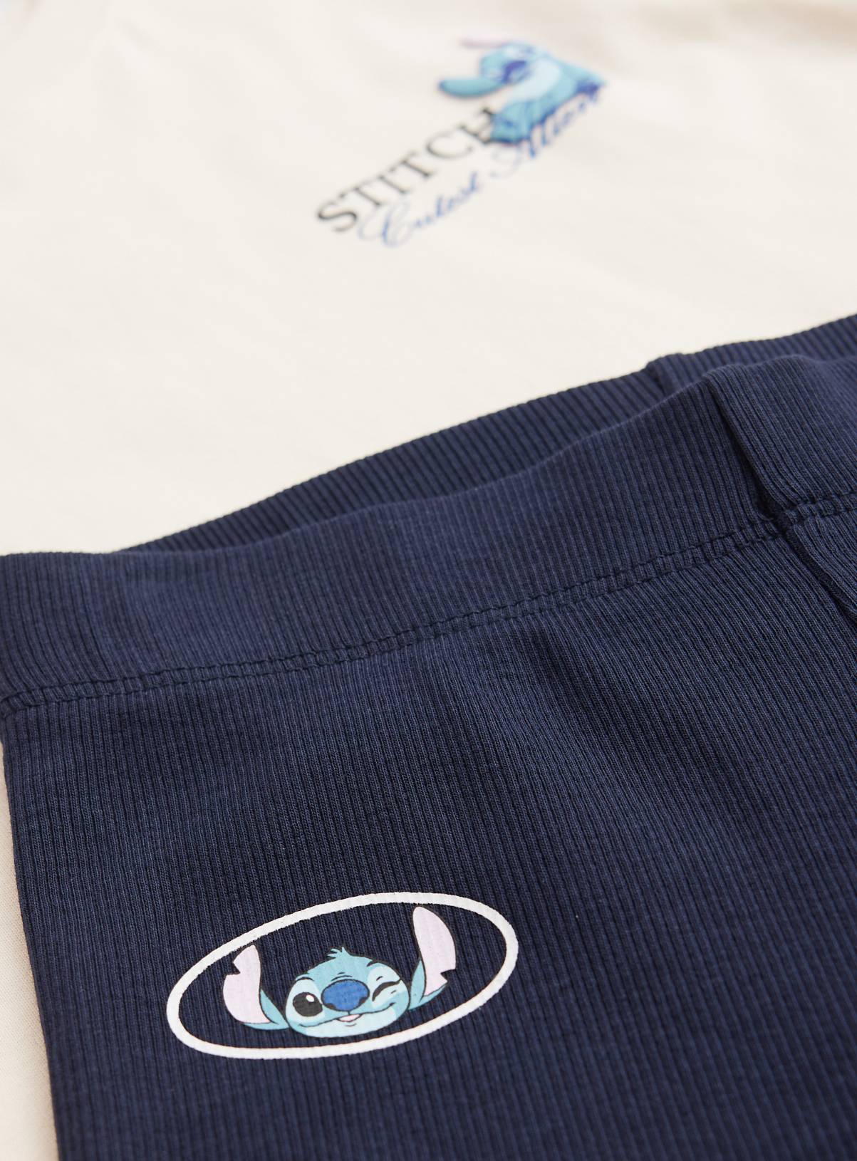 Disney Stitch Graphic T-shirt & Bottoms Set 11 years - Image 3