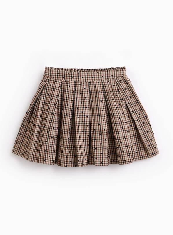 Brown Checked Rara Skirt 9 years