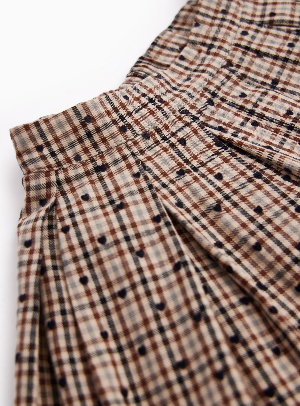Brown Checked Rara Skirt 13 years - Image 2 thumbnail