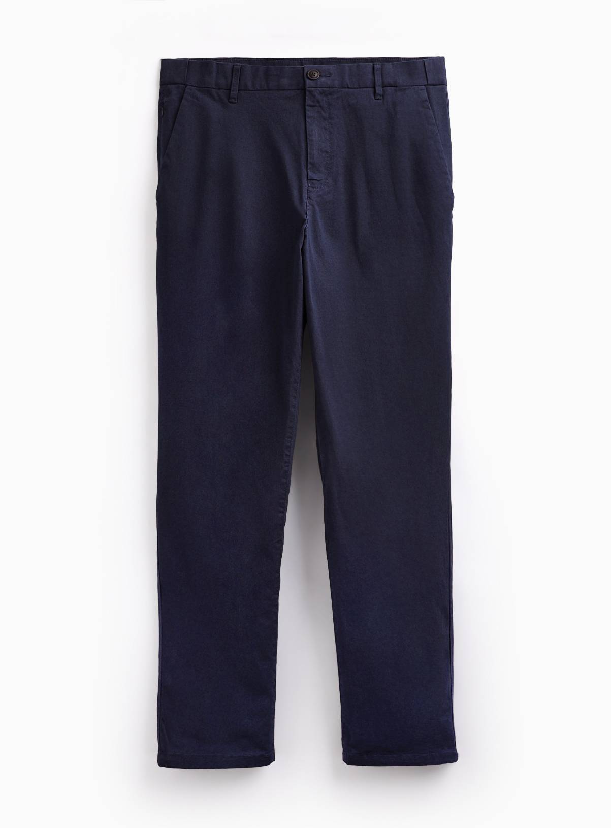 Navy Ultimate Chino Trousers 40S - Image 3