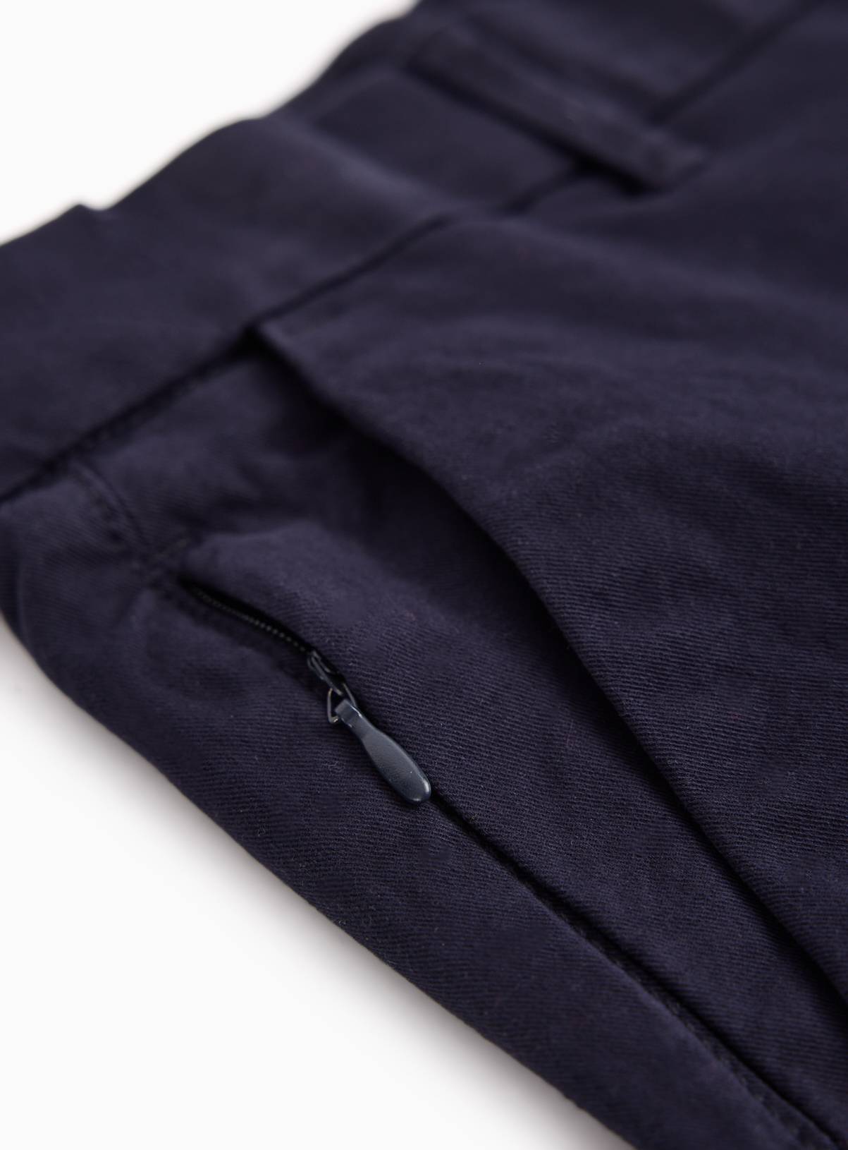 Navy Ultimate Chino Trousers 40S - Image 4