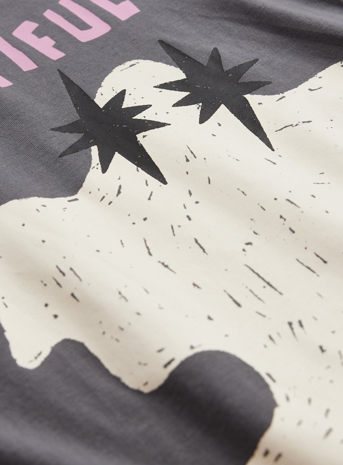 Halloween Charcoal Boo-tiful Logo T-Shirt 5 years - Image 2 thumbnail