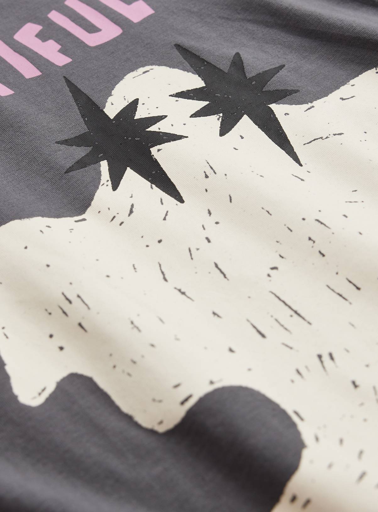 Halloween Charcoal Boo-tiful Logo T-Shirt 5 years - Image 2
