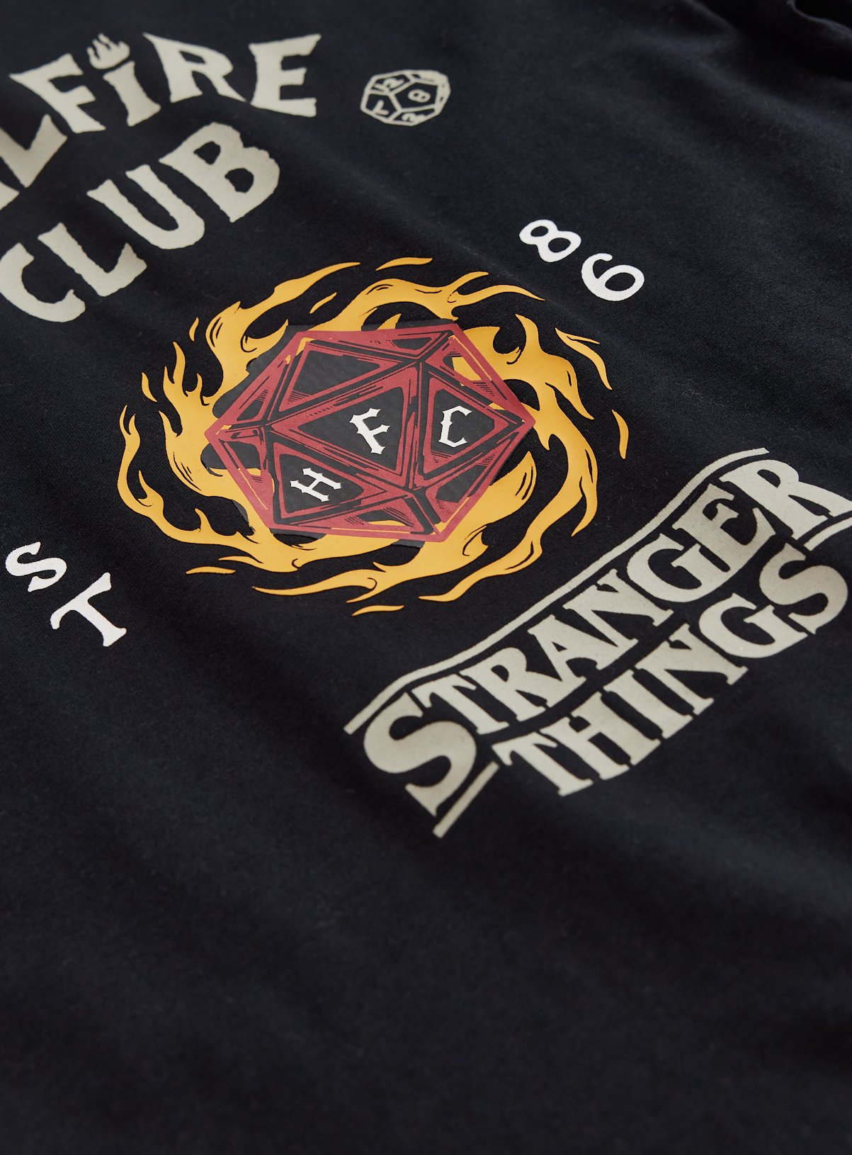 Halloween Stranger Things Graphic Print T-Shirt 11 years - Image 2 thumbnail