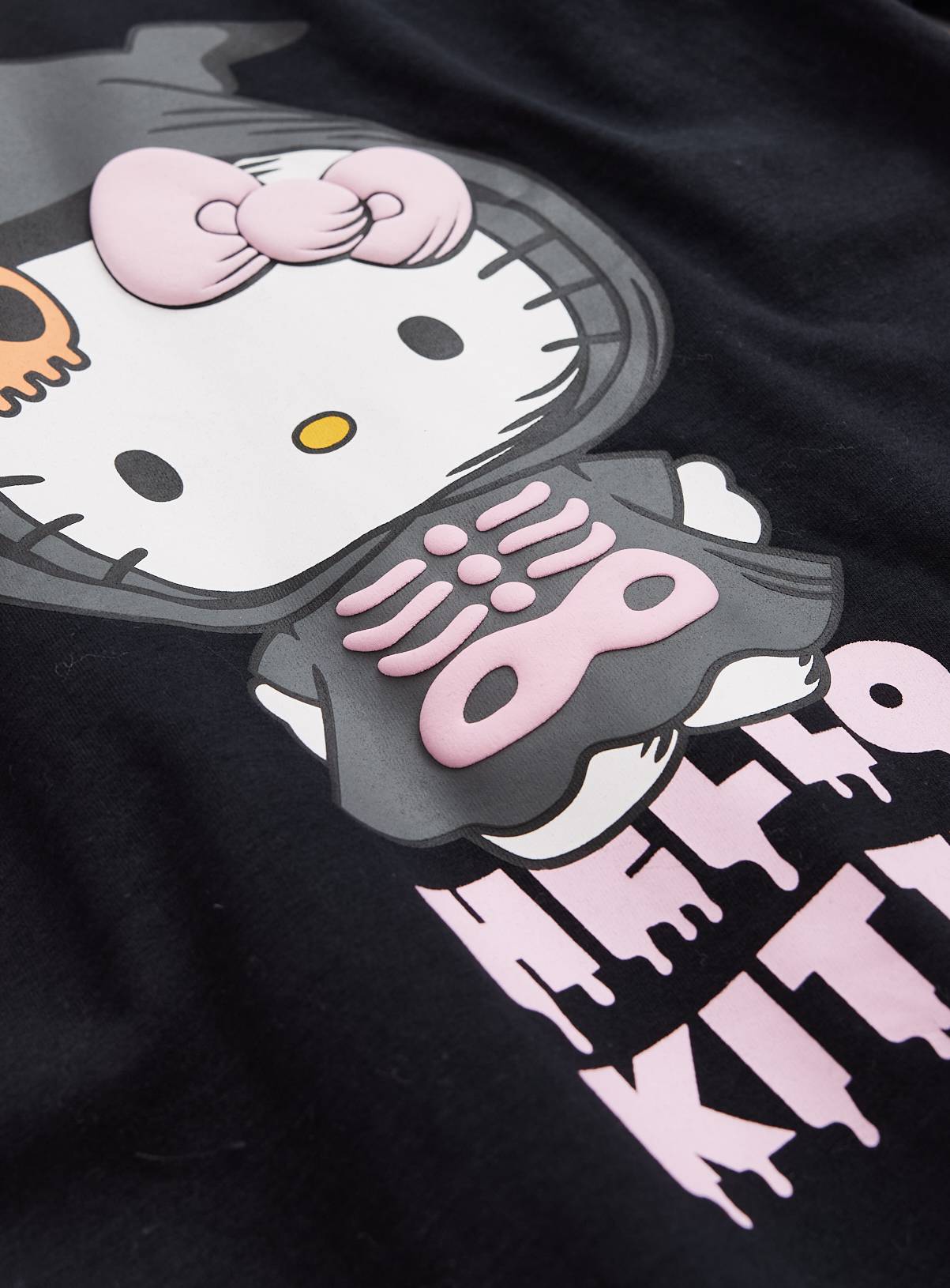 Halloween Hello Kitty Black T-Shirt 11 years - Image 2