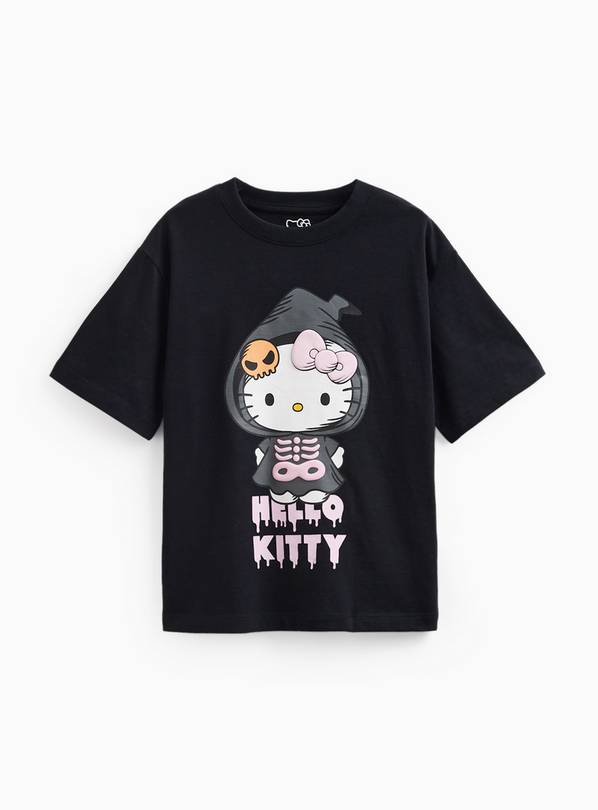 Halloween Hello Kitty Black T-Shirt 10 years