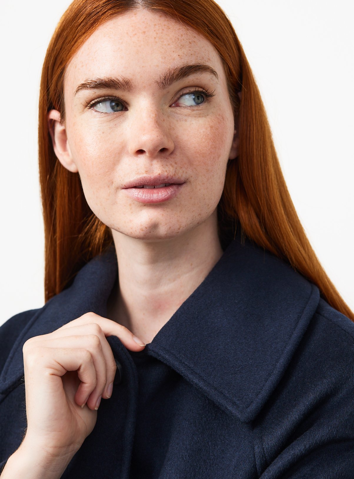 Navy Wool-Rich Car Coat 14 - Image 3 thumbnail