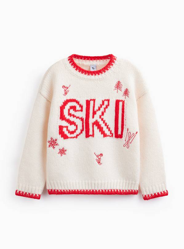 Family Matching Ski Christmas Jumper 9 years