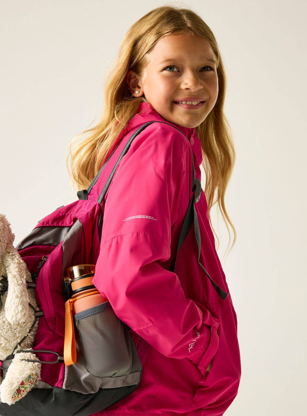 REGATTA Junior Calderdale Waterproof Coat Pink 11-12 years - Image 2