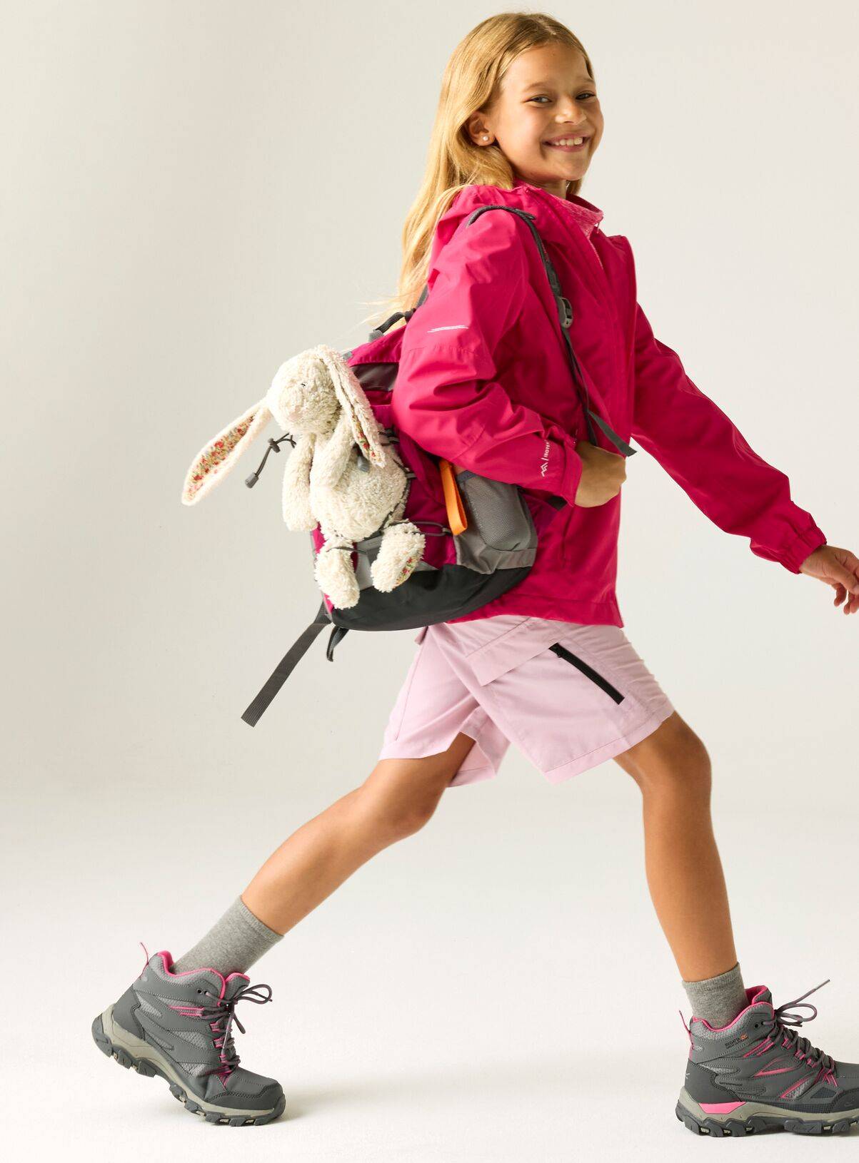 REGATTA Junior Calderdale Waterproof Coat Pink 11-12 years - Image 3