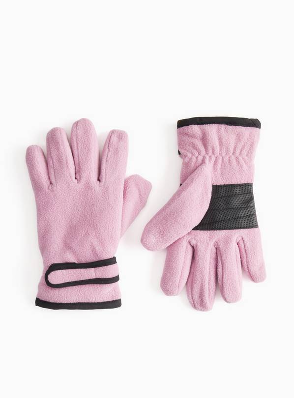 Pink Thinsulate Fleece Gloves 6-9 years