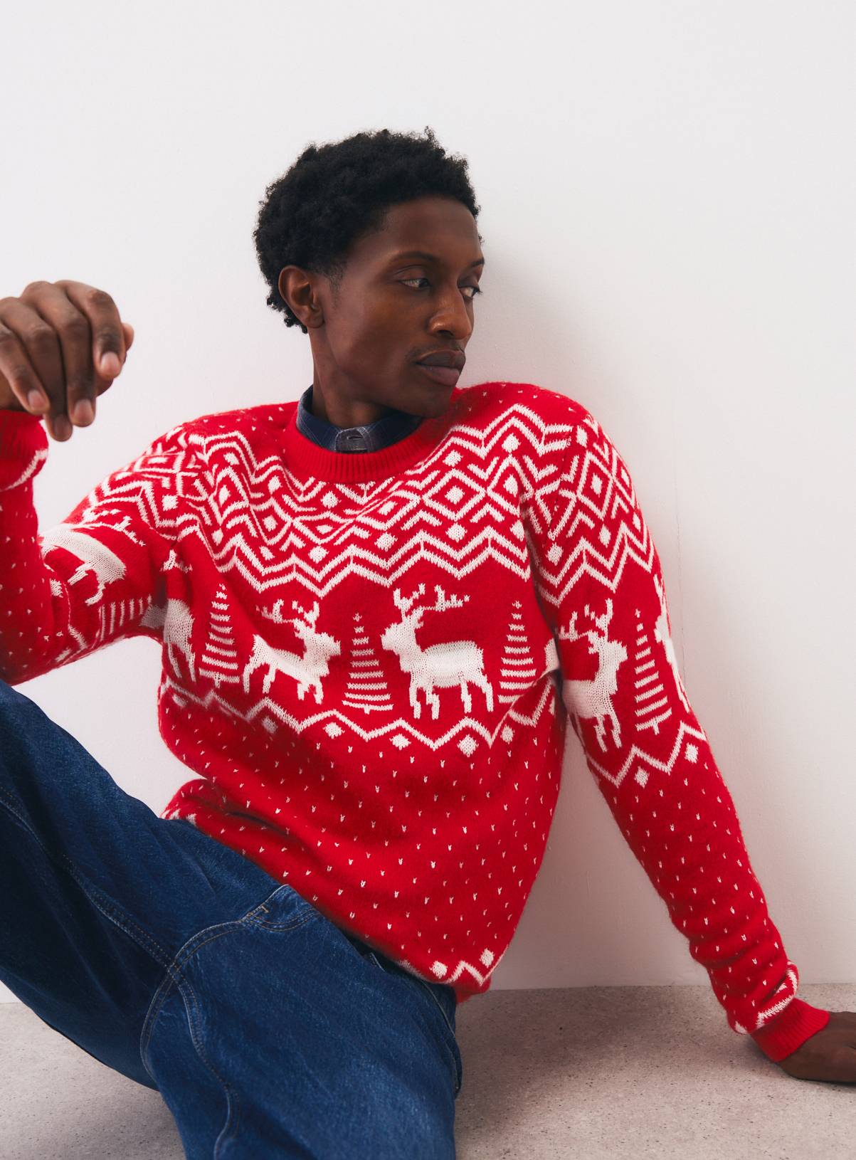 Family Matching Christmas Fairisle-Style Jumper XXXL - Image 1