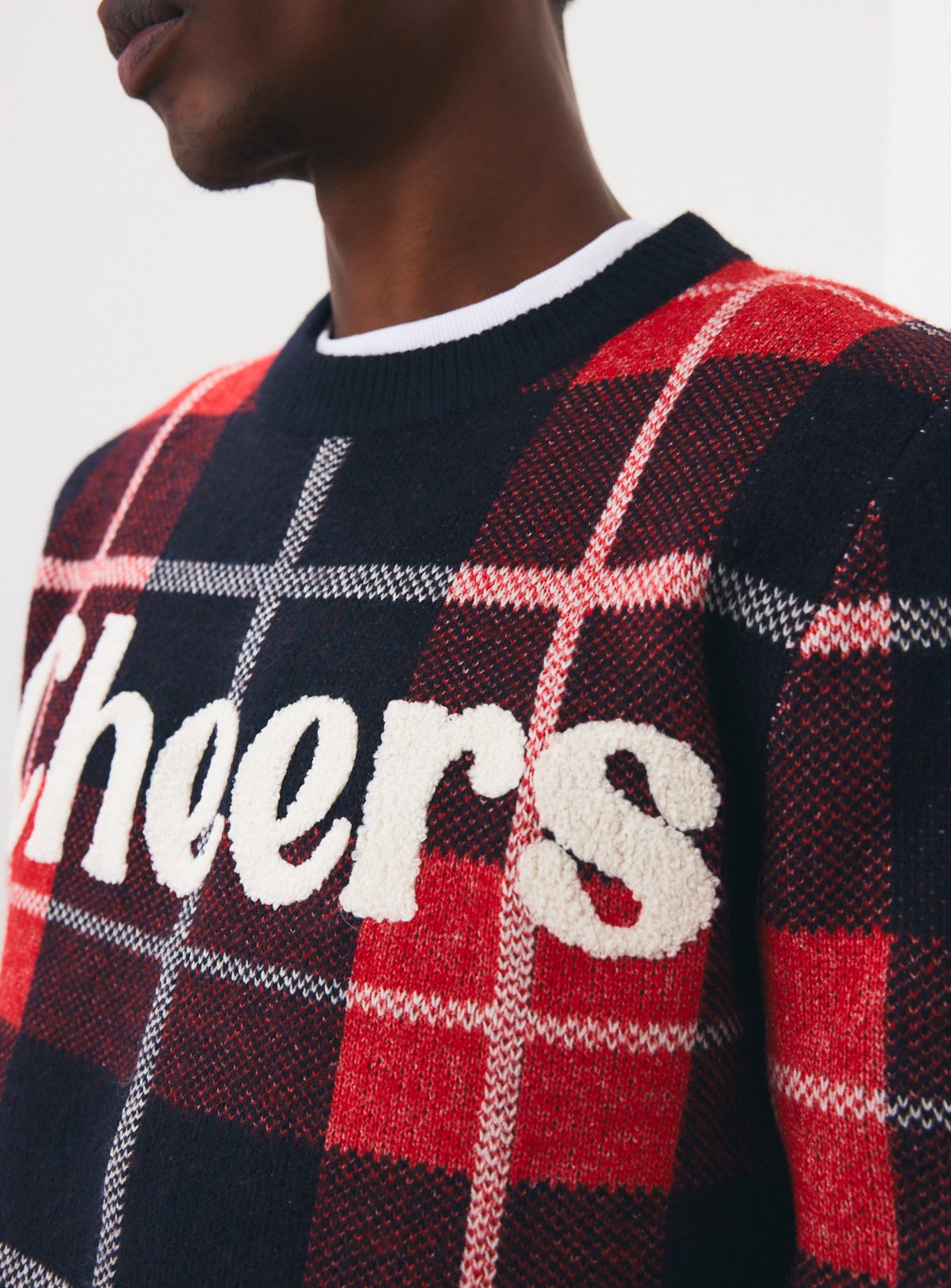 Family Matching Men's Cheers Slogan Christmas Jumper XXXL - Image 2 thumbnail