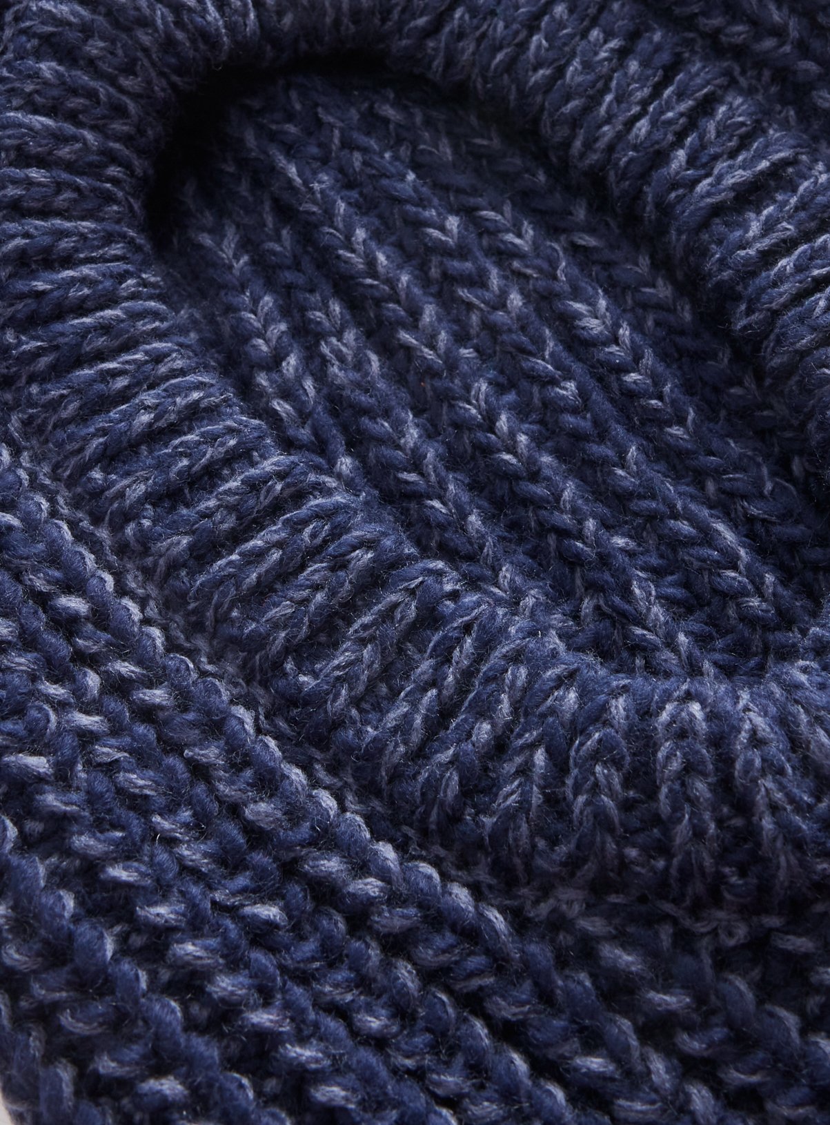Navy Twist Ribbed Knit Balaclava 3-5 years - Image 2 thumbnail