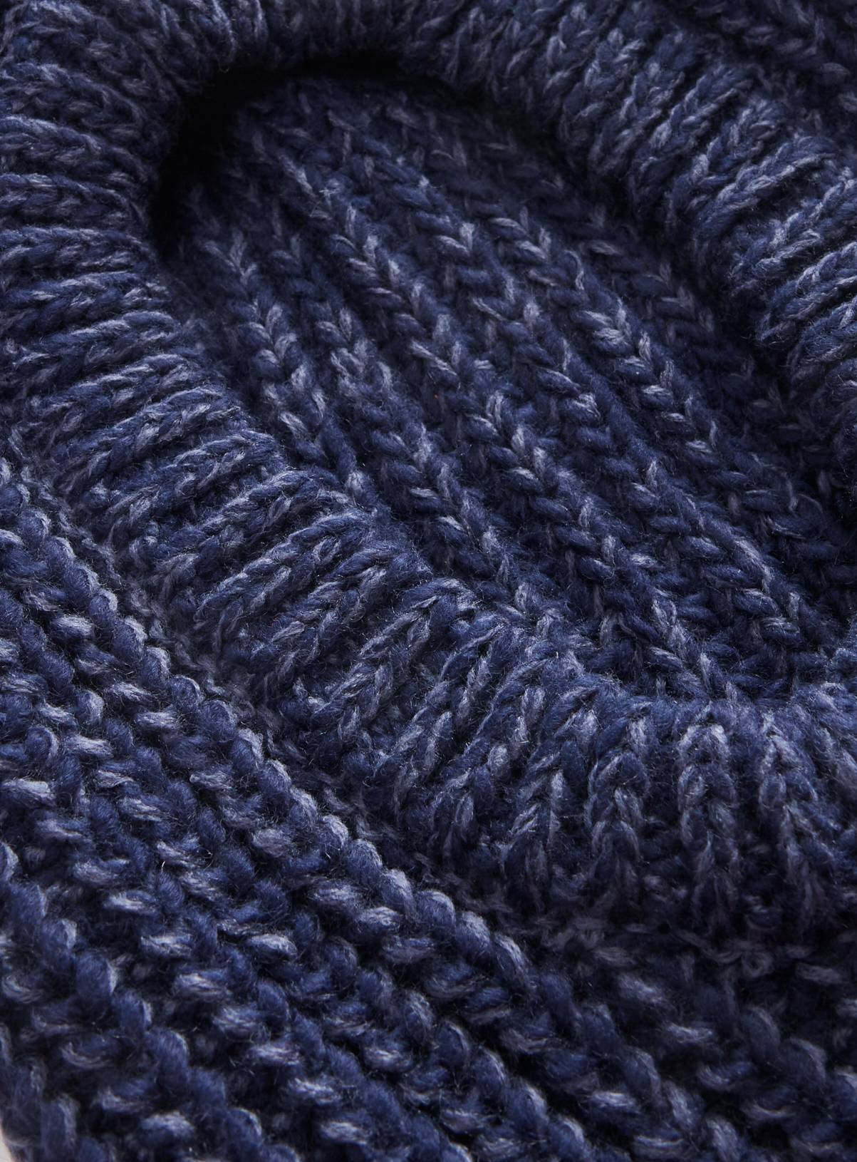 Navy Twist Ribbed Knit Balaclava 3-5 years - Image 2