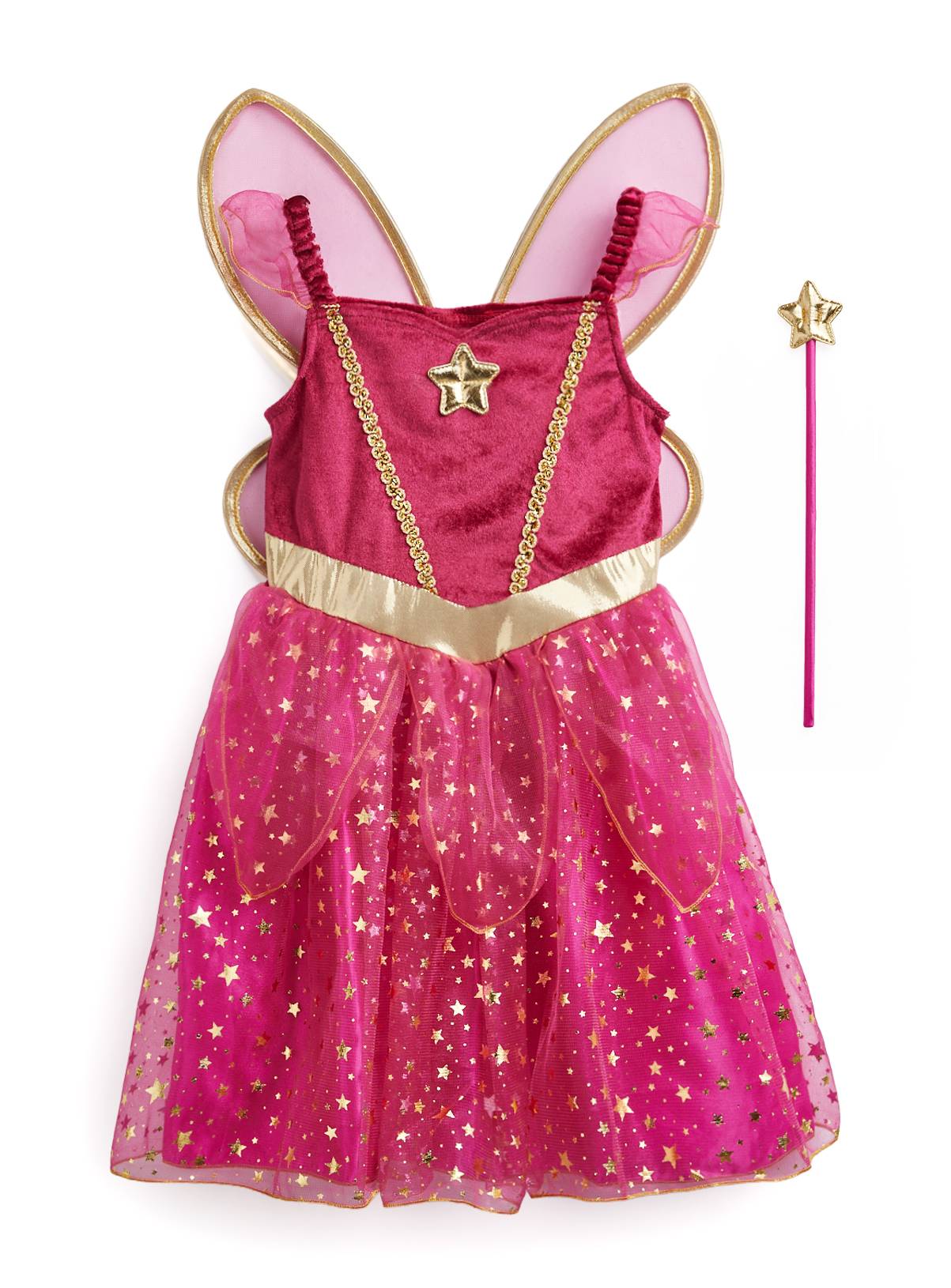 Pink Mulberry Fairy Fancy Dress Costume 7-8 years - Image 1