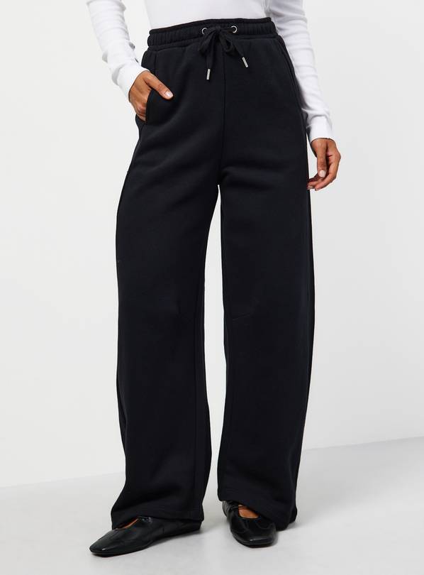 Black Sweat Barrel Joggers S