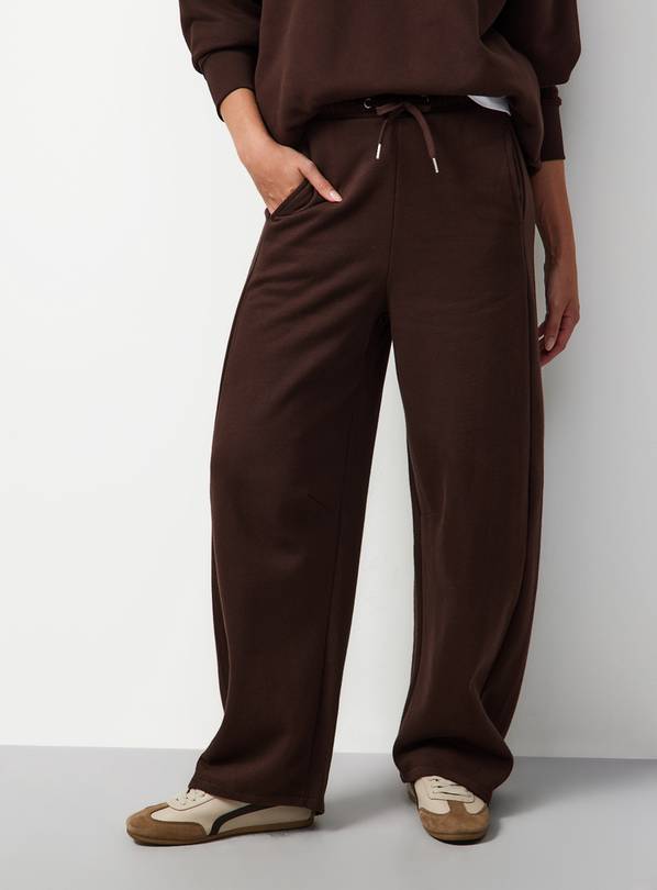 Brown Sweat Barrel Joggers XS