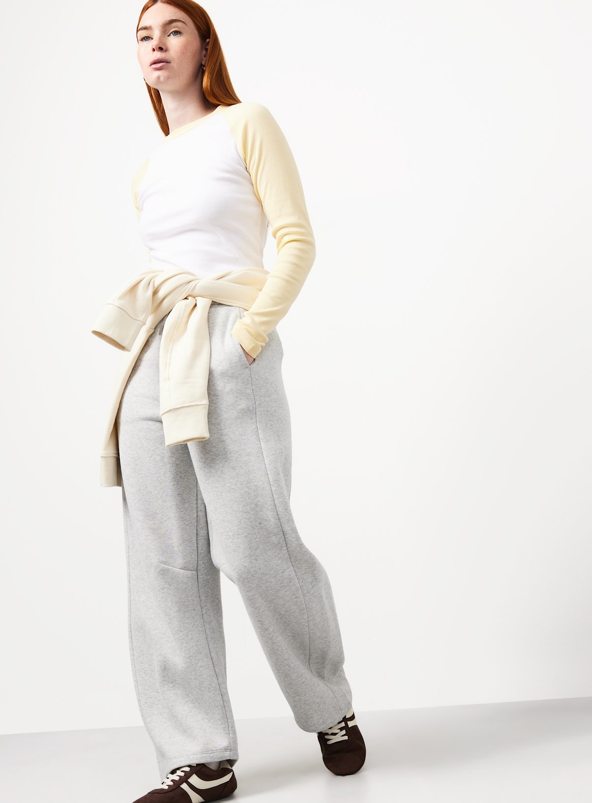 Grey Sweat Barrel Joggers S - Image 2 thumbnail