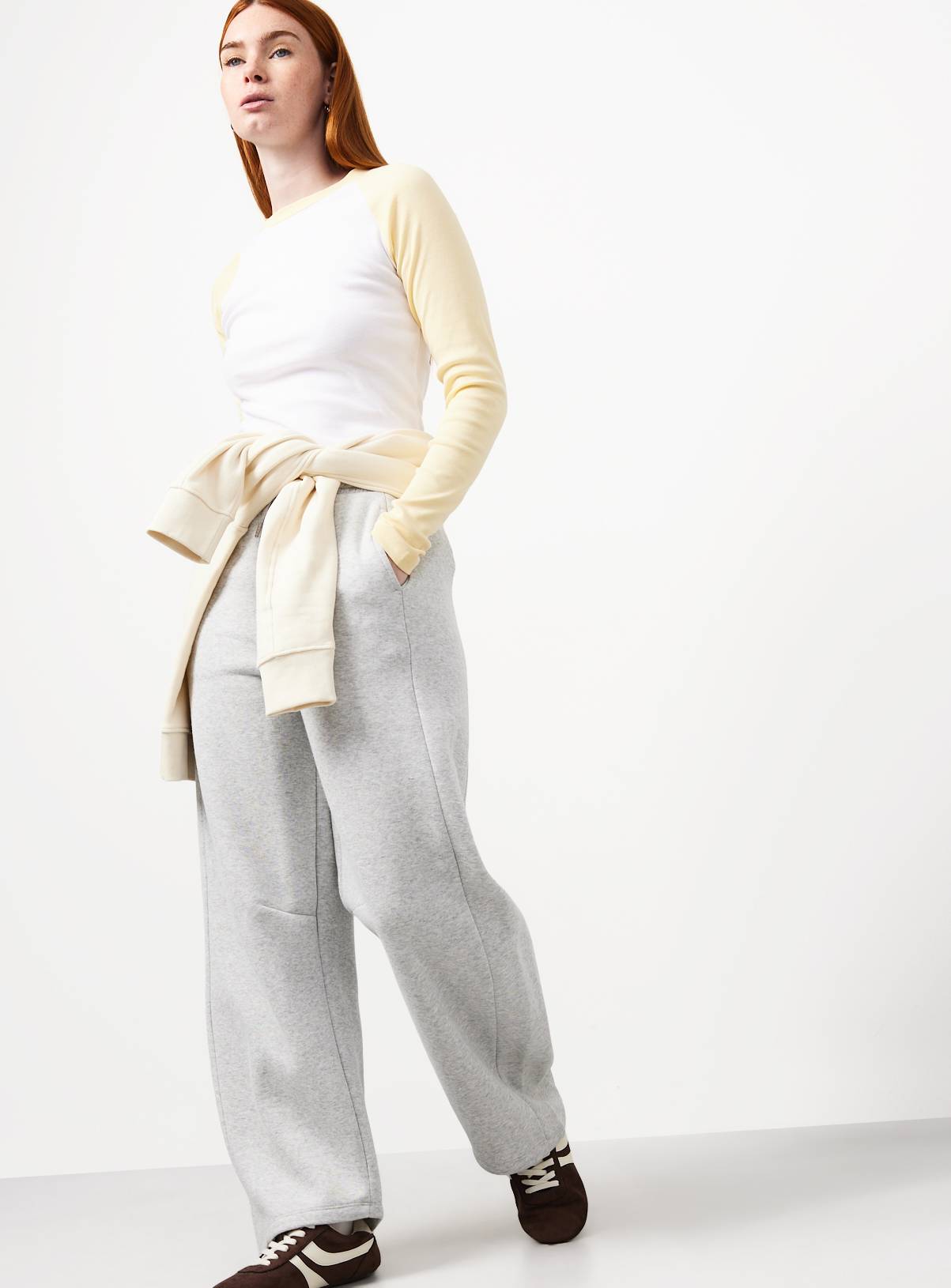 Grey Sweat Barrel Joggers S - Image 2