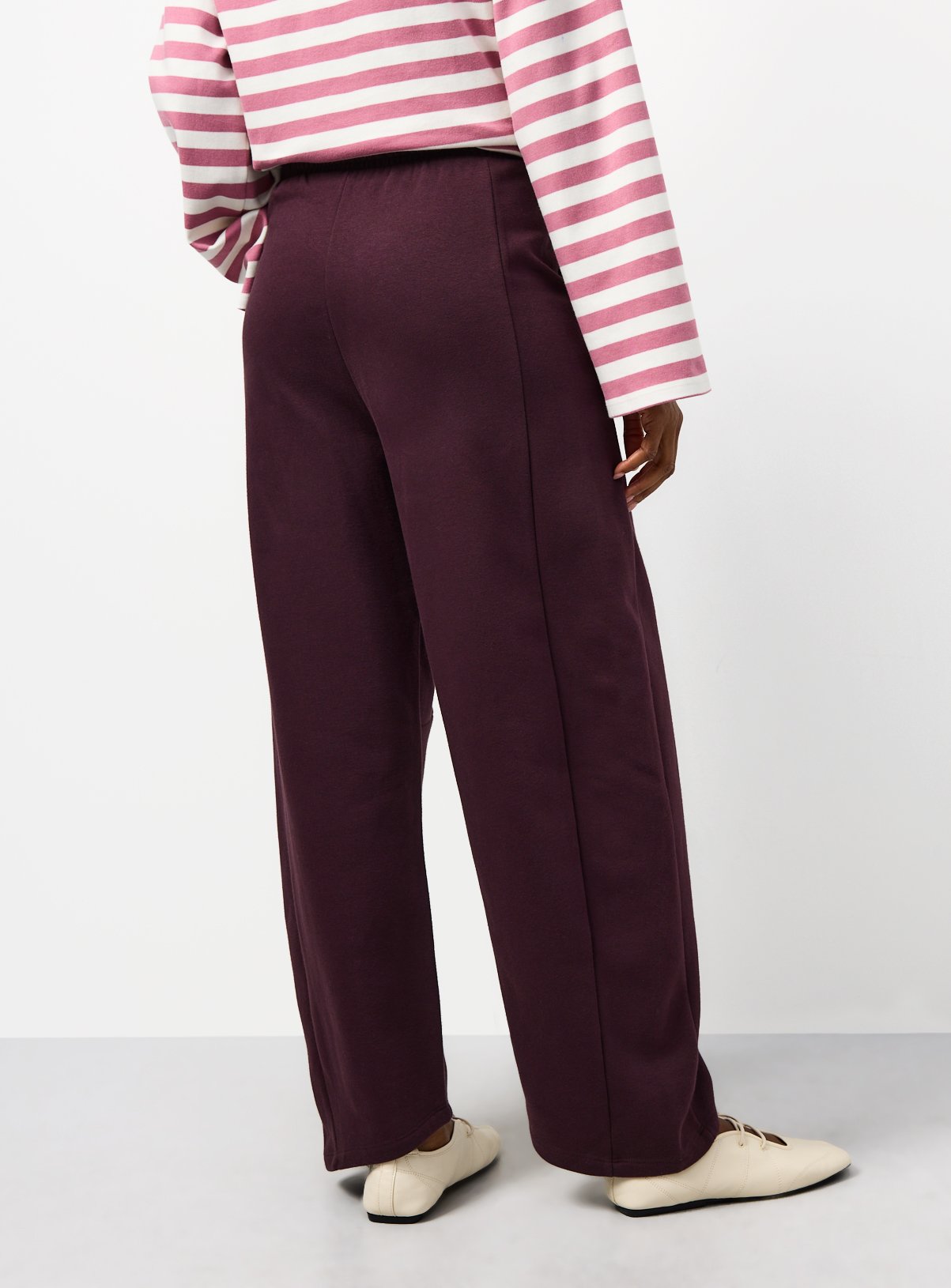 Plum Sweat Barrel Joggers M - Image 4 thumbnail