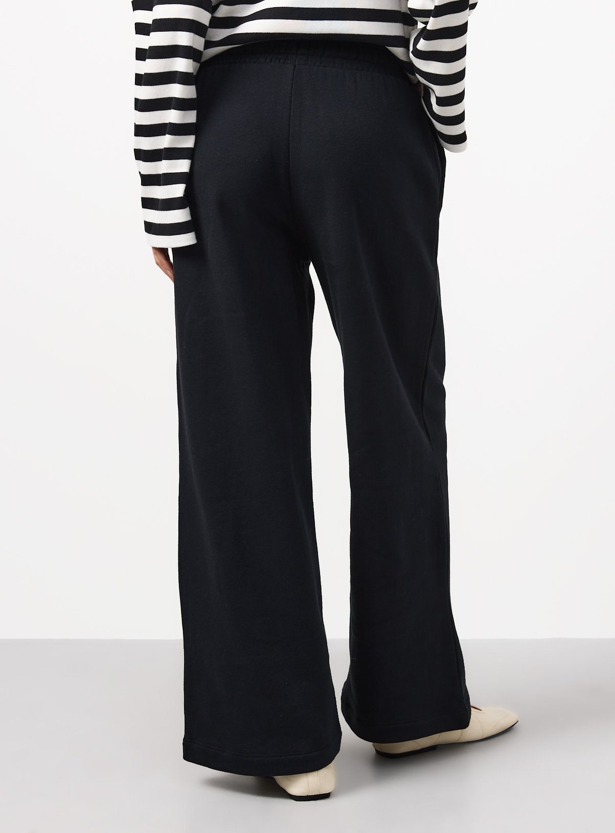 Black Wide Leg Joggers XXL - Image 4 thumbnail